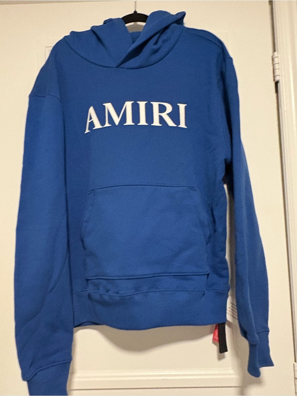 NEW Amiri Core Logo Blue Heavyweight Hoodie Size XX-LARGE